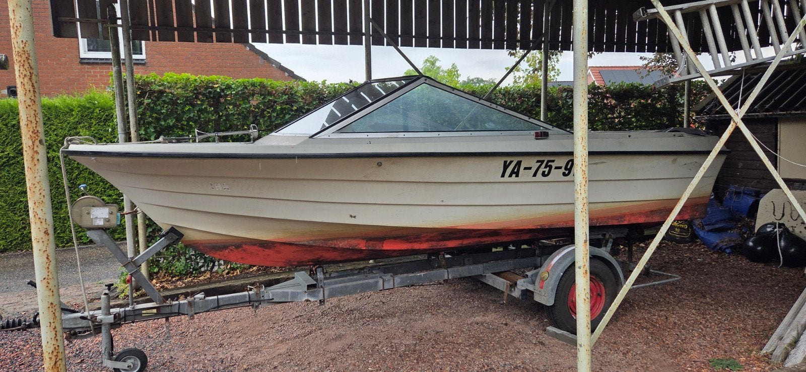 DRACO 1700 incl trailer, Gebruikt, 117 pk, Binnenboordmotor, 70 tot 120 pk