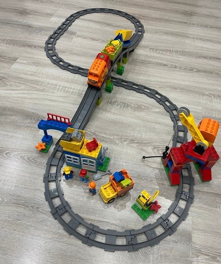 Duplo 10508 - Deluxe Elektrische trein | GARANTIE, Kinderen en Baby's, Speelgoed | Duplo en Lego, Gebruikt, Ophalen of Verzenden