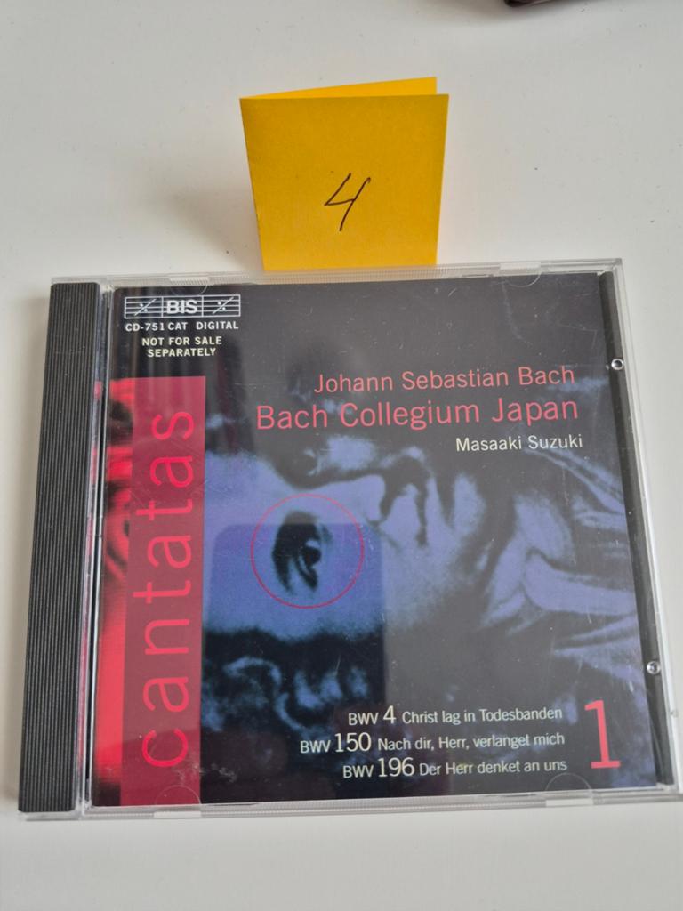 Bach Cantatas BWV 4, 150, 196 - Bach Collegium Japan CD, Ophalen of Verzenden, Barok, Zo goed als nieuw, Vocaal