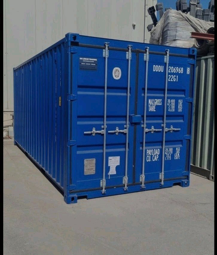 nieuwe 20ft zeecontainers zwart wit antraciet blauw groen, Ophalen of Verzenden