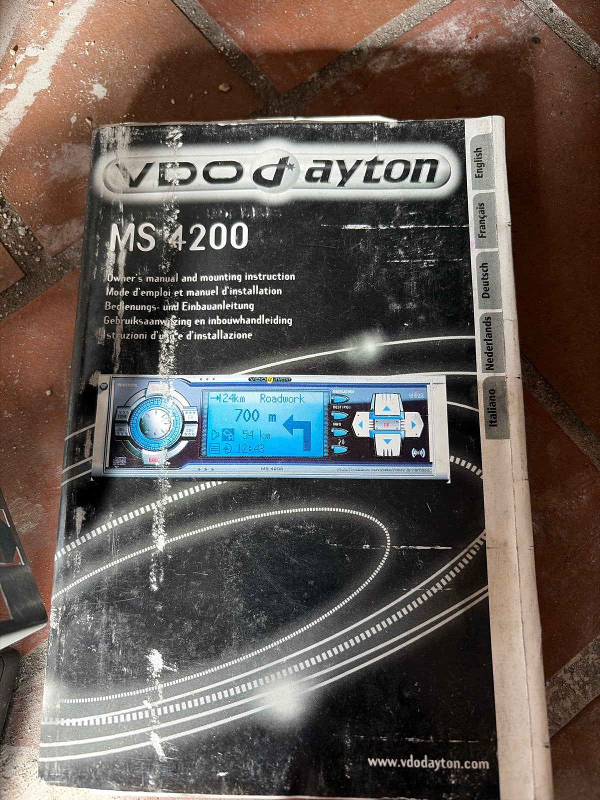 VDO Dayton MS 4200 Navigatiesysteem met kaarten, Ophalen of Verzenden, Gebruikt