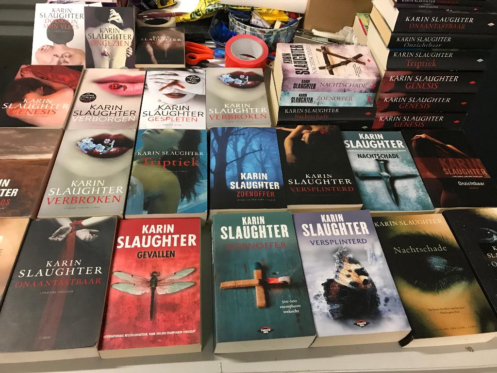 T.K. nog 17 Boeken van Karin Slaughter Zie actuele lijst, Ophalen of Verzenden, Gelezen, Karin Slaughter, Wereld overig
