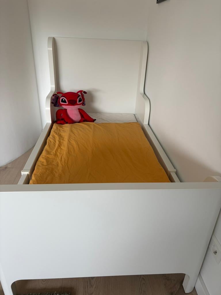Ikea Busunge meegroeibed 80x200, Ophalen, 70 tot 85 cm, Zo goed als nieuw, Matras