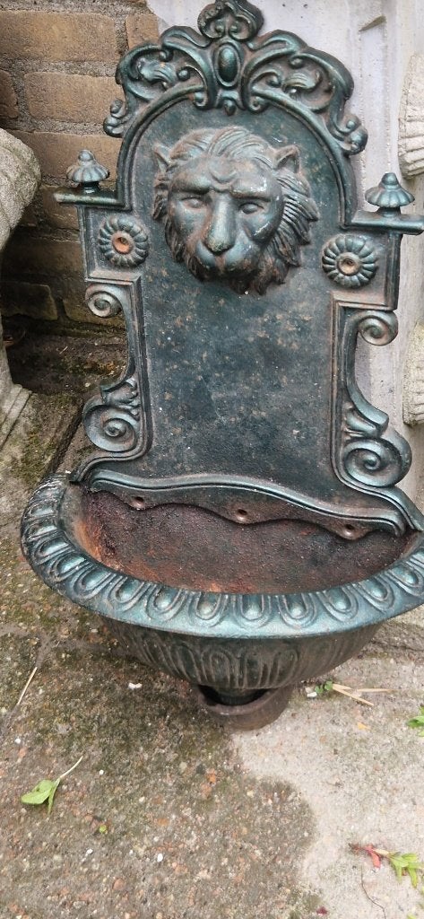 Prachtige gietijzeren fontein, Ophalen of Verzenden, Gebruikt, Gietijzer, Waterornament