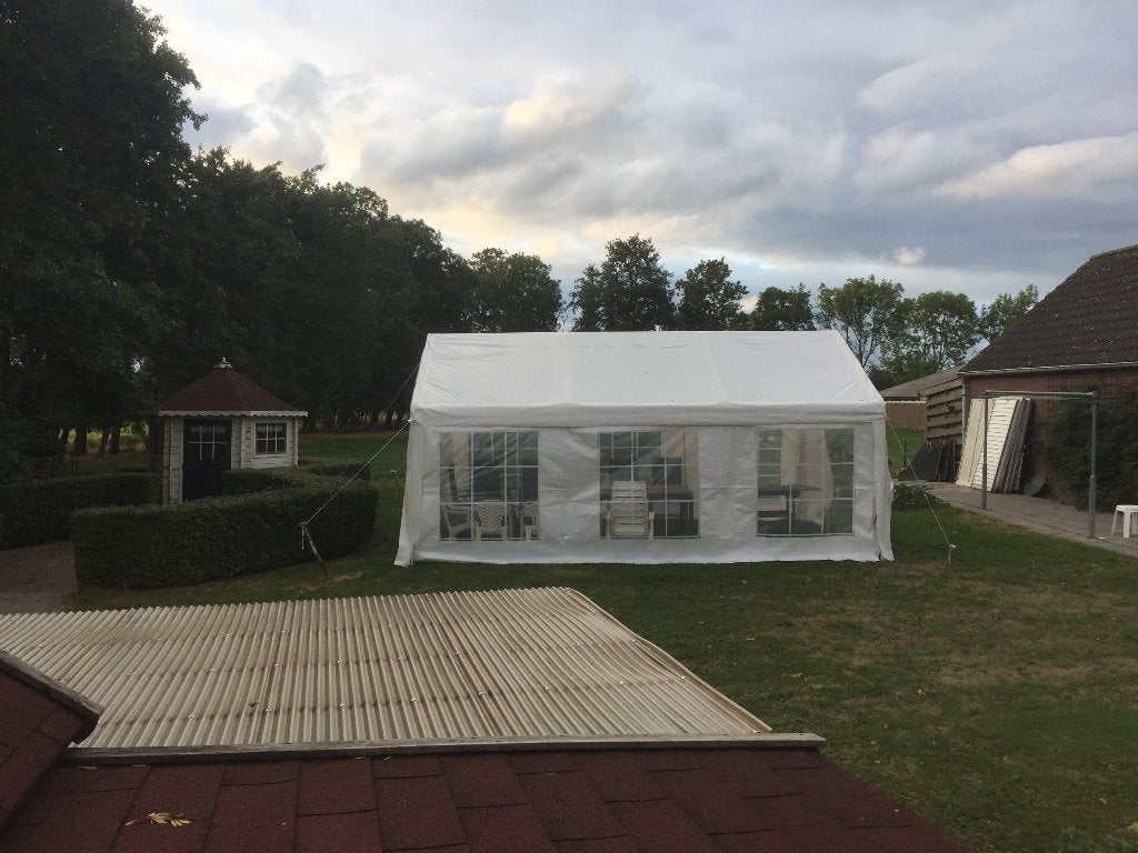 Partytent, Tuin en Terras, Partytenten, Ophalen, Partytent, Zo goed als nieuw, 4 tot 6 meter