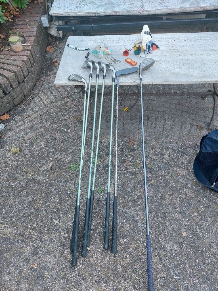 Golf beginnersset met tas, Ophalen, Gebruikt, Club, Overige merken