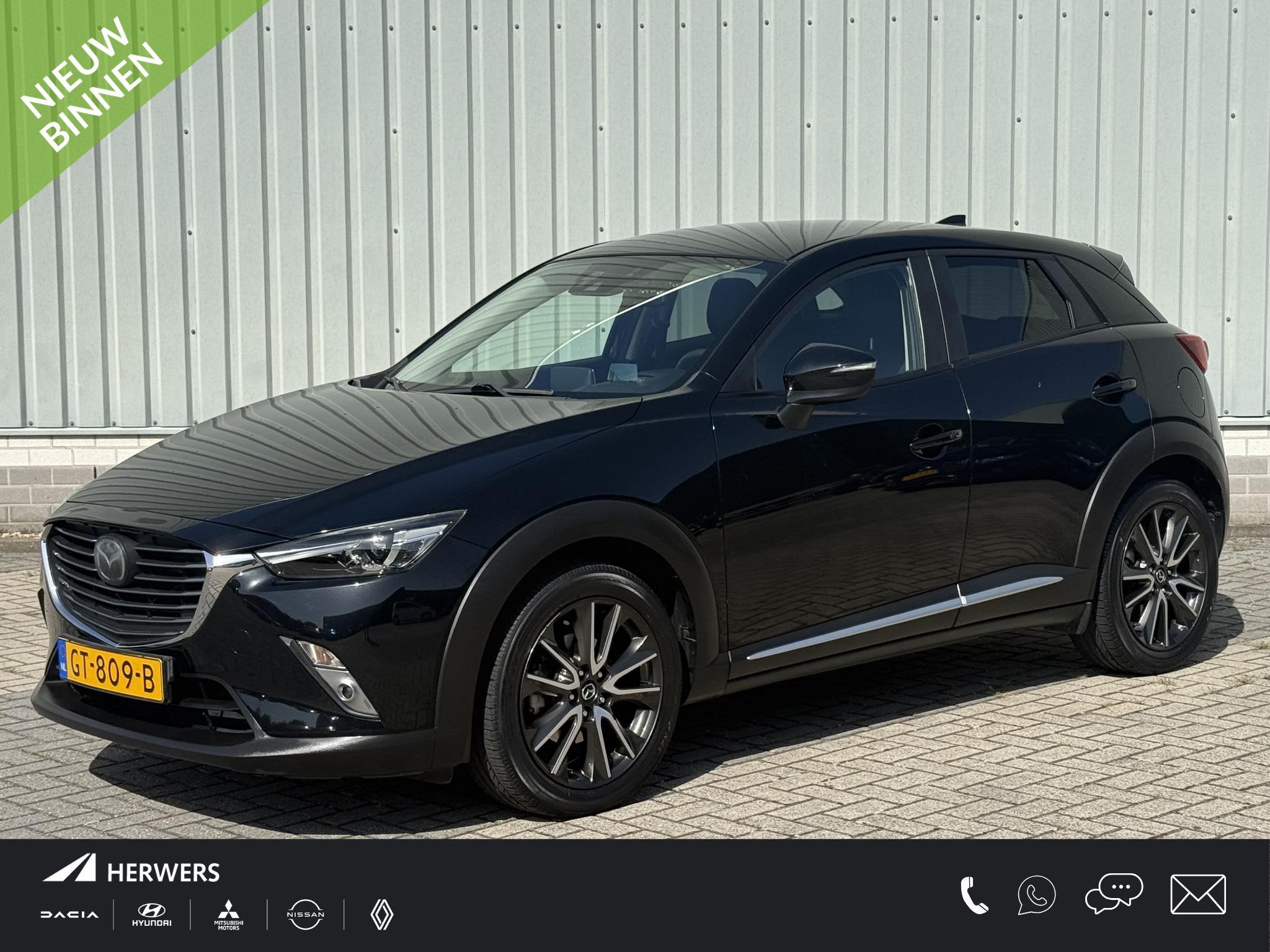 Mazda CX-3 2.0 SkyActiv-G 120 GT-M / Dodehoekdetectie / Navi, Auto's, Mazda, Voorwielaandrijving, 1998 cc, Gebruikt, 4 cilinders