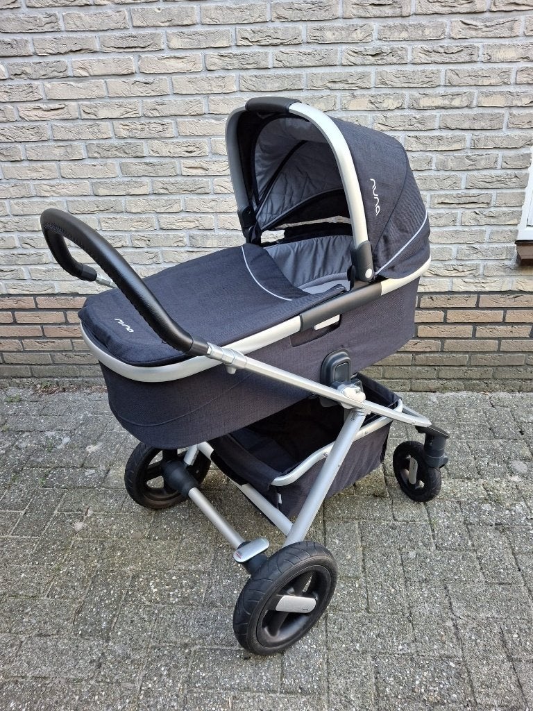 Nuna Ivvi wandelwagen, Kinderen en Baby's, Gebruikt, Luchtbanden, Ophalen, Kinderwagen