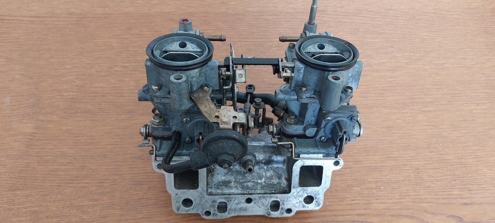 Solex carburateurs met spruitstuk voor 150B motor, Ophalen of Verzenden, Gebruikt, Overige automerken