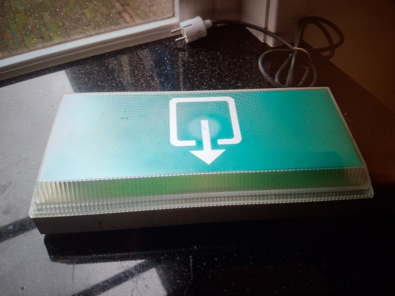 Noodverlichting uitgang., Ophalen of Verzenden