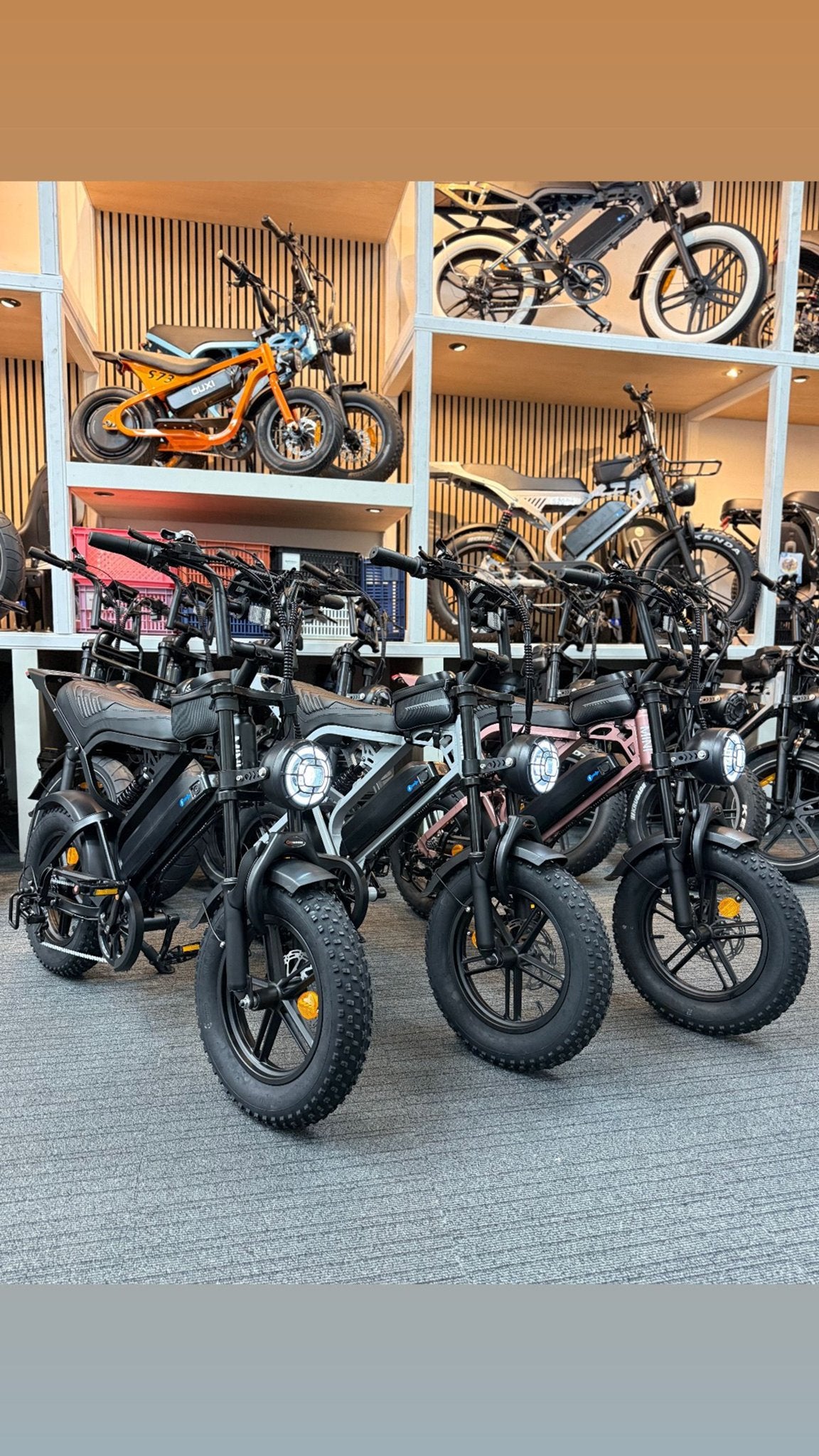 Fatbike V20 mini NIEUWSTE MODEL ZWART NARDO GREY ROSE GOLD
