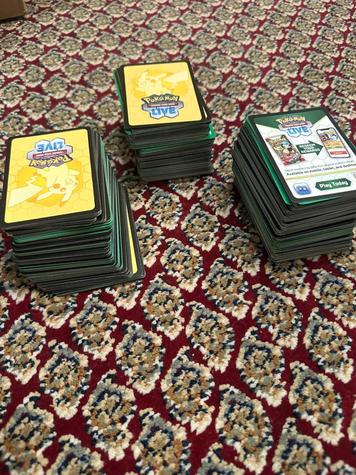 600 ongebruikte pokemon code kaarten, Ophalen of Verzenden, Zo goed als nieuw, Meerdere kaarten