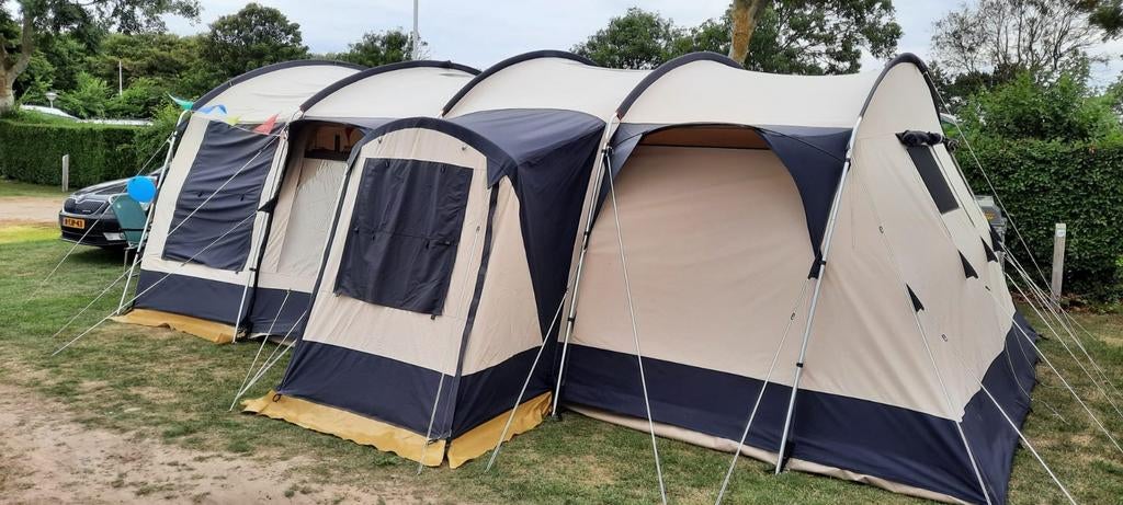 Obelink Amazonas 600 tunneltent - Ruime gezinstent, Caravans en Kamperen, Tenten, Ophalen, Gebruikt