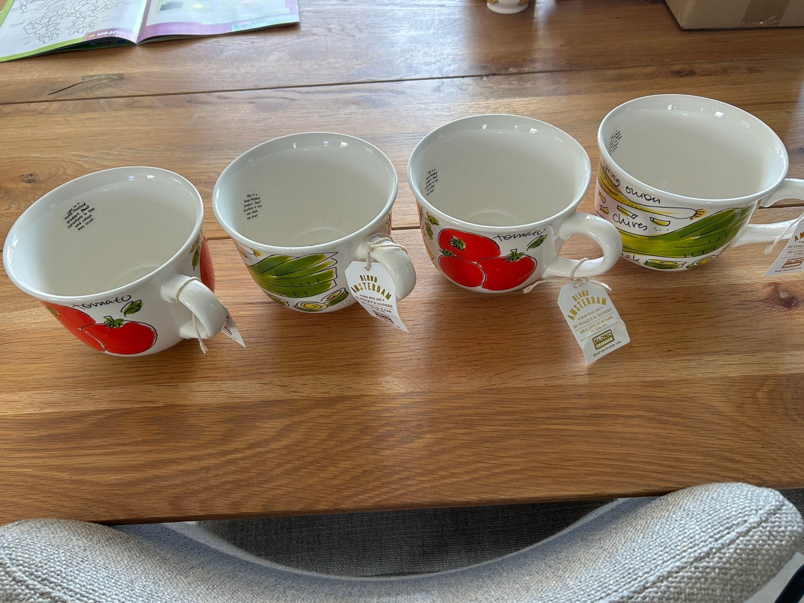 Nieuw 4 soepkommen schalen blond amsterdam, Ophalen, Nieuw, Aardewerk, Kom(men)