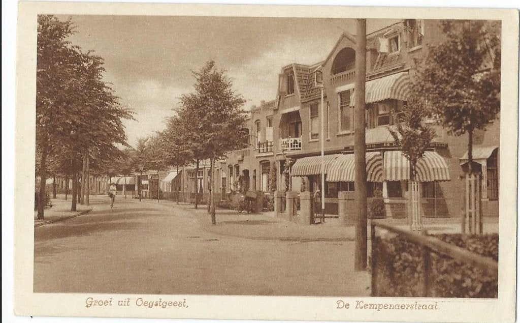 Ansichtkaart OEGSTGEEST   De Kempenaerstraat   Nautakaart, Verzenden, Ongelopen, Zuid-Holland