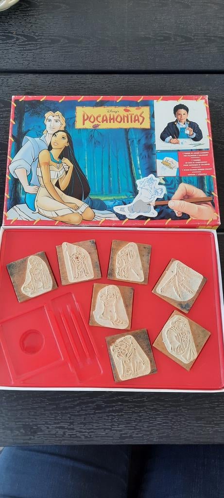 Disney vintage stempelsets, Ophalen, Houten stempel