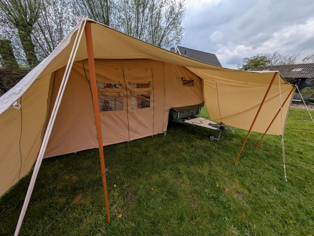 Unieke Holtkamper Cocoon vouwwagen, Caravans en Kamperen, Tenten, Gebruikt, Ophalen