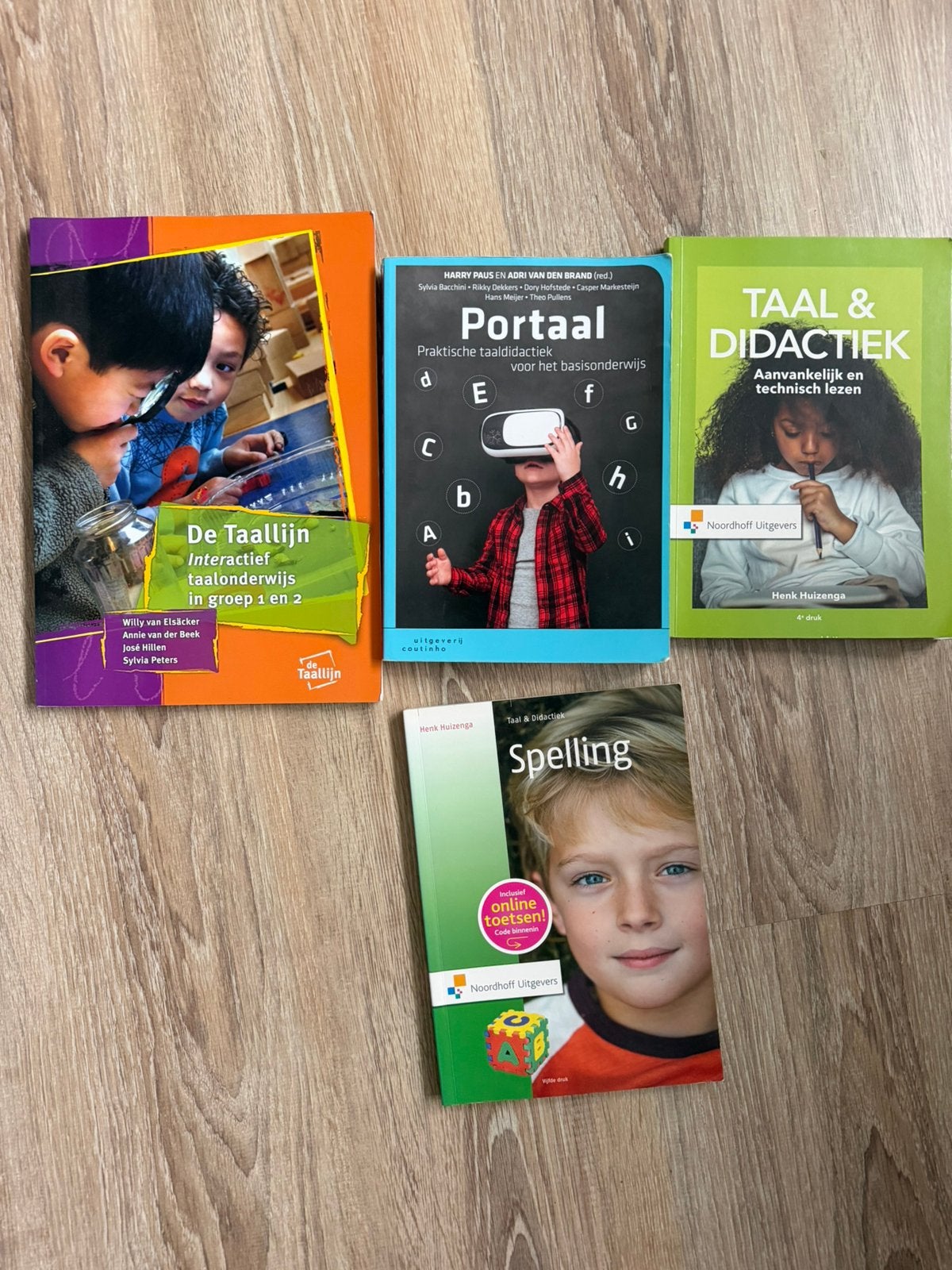 4 Pabo-boeken taal en spelling, Boeken, Ophalen, Zo goed als nieuw, Overige niveaus, Nederlands