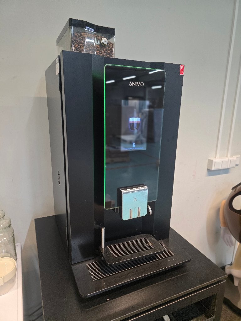 koffieautomaat Animo Optibean Touch 3, Witgoed en Apparatuur, Ophalen, Gebruikt, 10 kopjes of meer, Koffiemachine