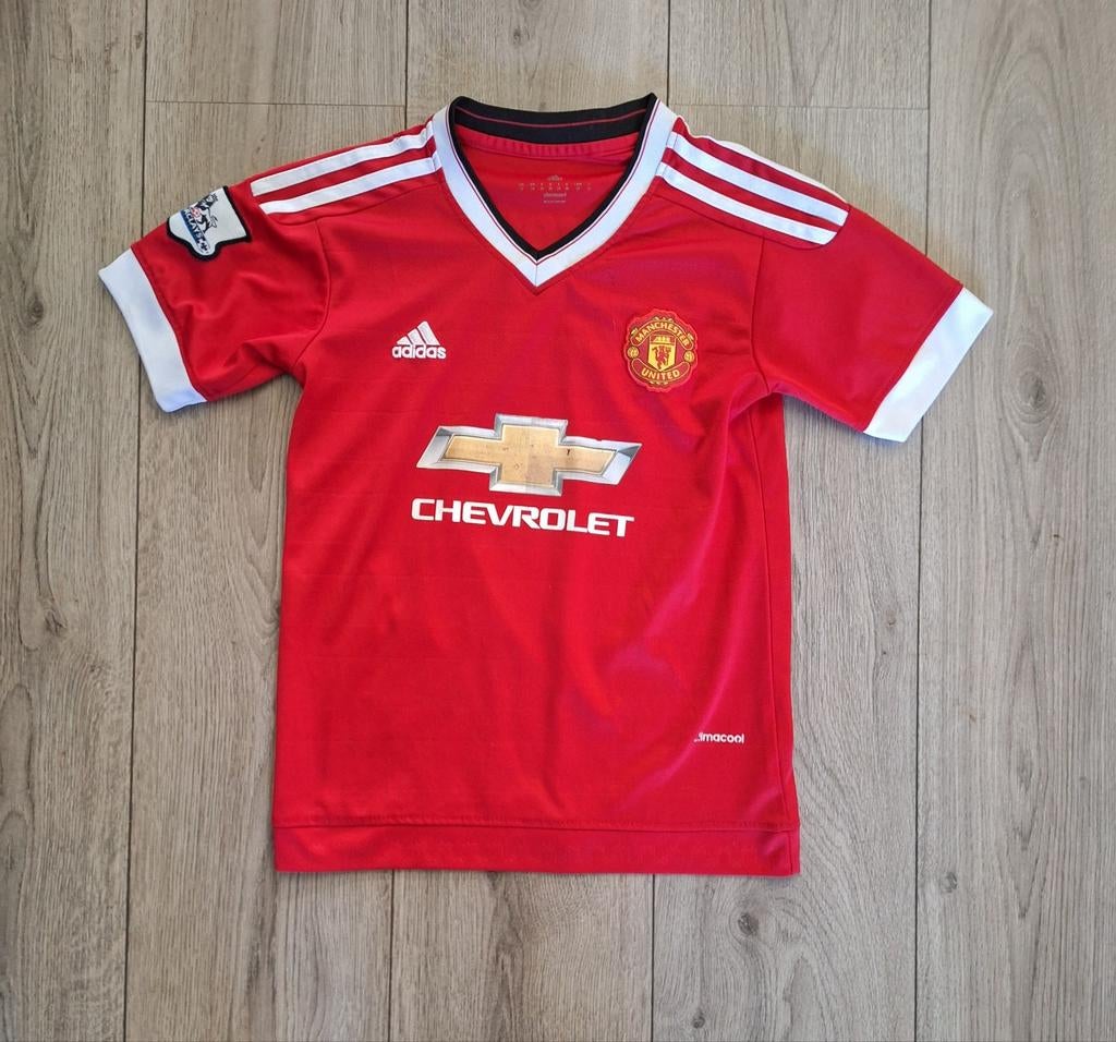 Adidas Manchester United Memphis Depay shirt 164, Sport en Fitness, Voetbal, Maat XS of kleiner, Ophalen of Verzenden, Gebruikt