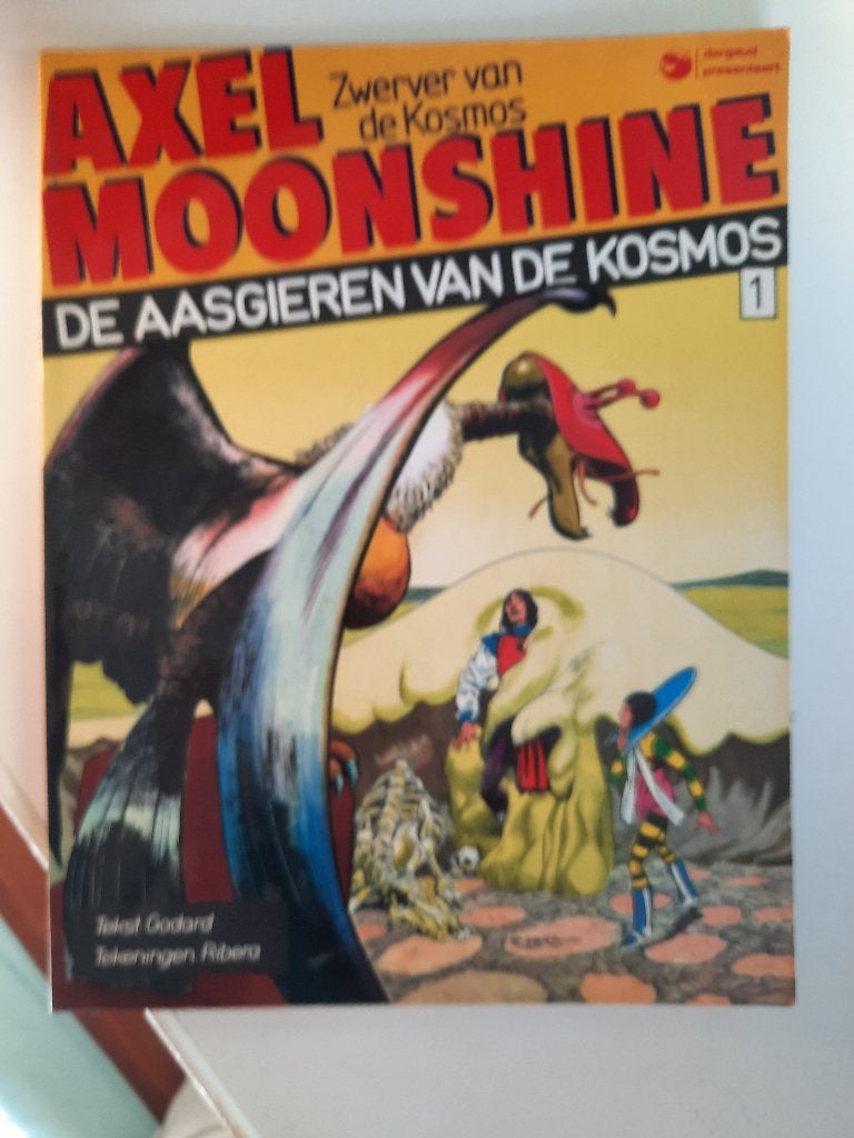 Axel Moonshine, de aasgieren van de kosmos, Eén stripboek, Ophalen of Verzenden