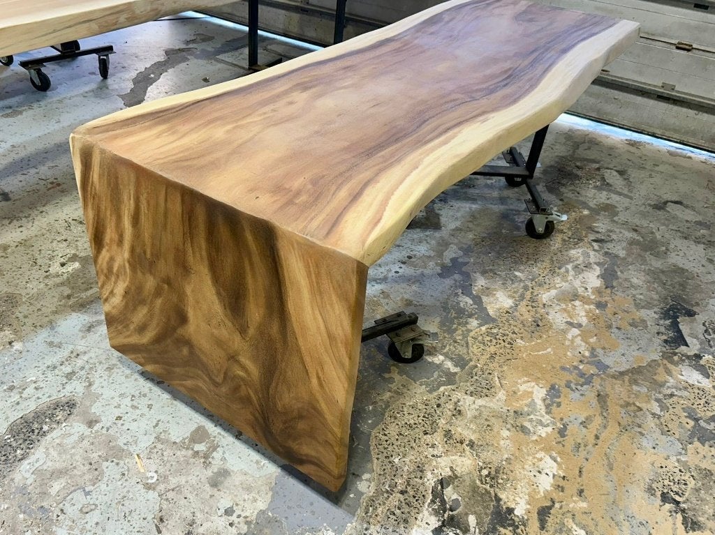 Boomstamtafel op maat | Suar & Eiken | Braba Woods, Teakhout, Ophalen of Verzenden, 200 cm of meer, Rechthoekig