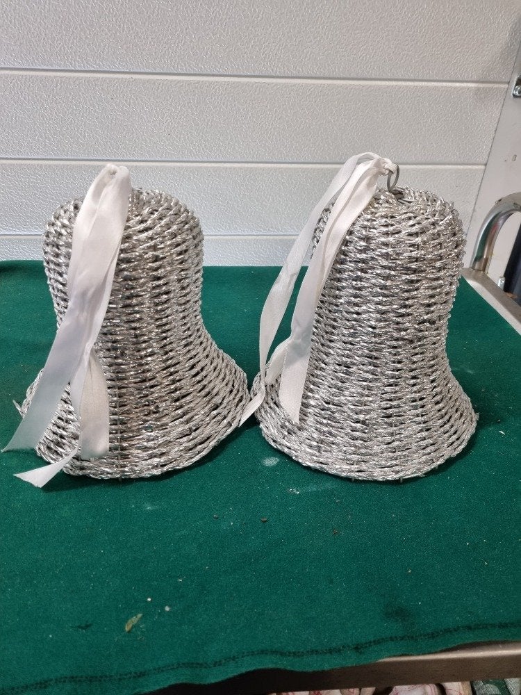 bellen zilverkleurig touw draad 2 stuks, Ophalen of Verzenden, 'T Olde Gre-j, Info@toldegrej.nl, Endepoelstraat 20f Didam