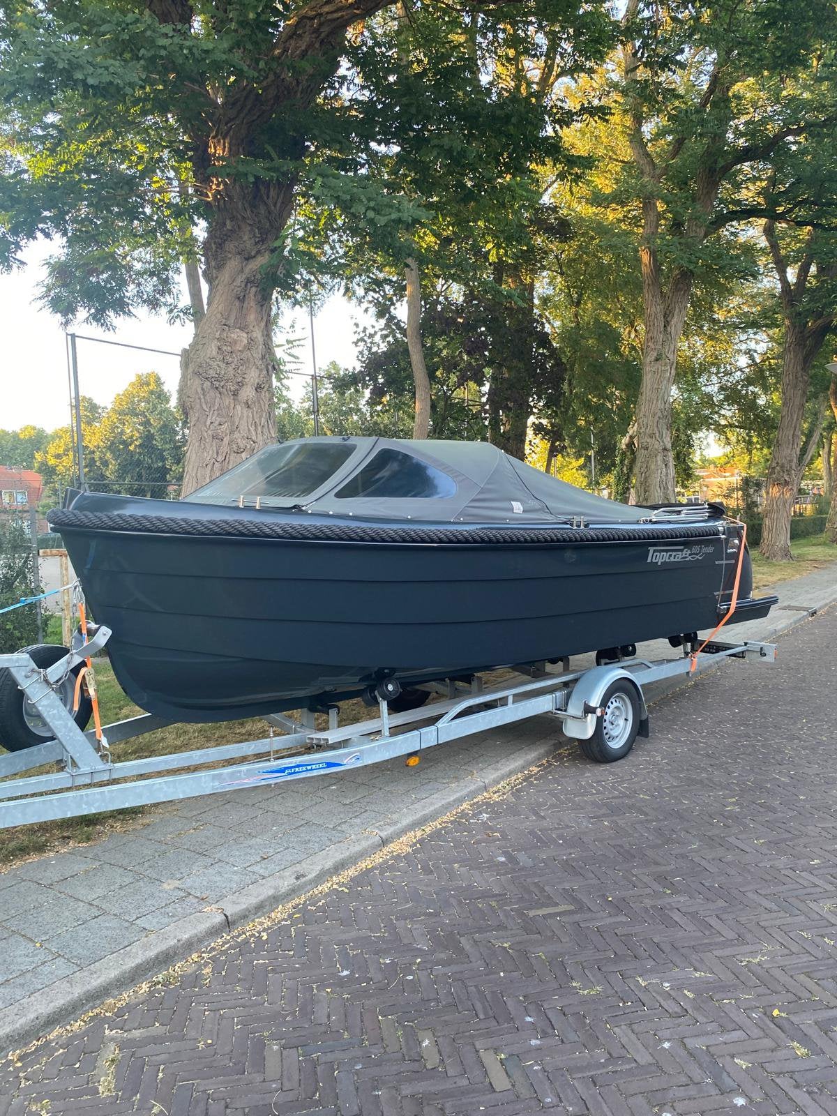 Topcraft 605 Tender + Honda 20 PK + Trailer, Ophalen of Verzenden, Zo goed als nieuw