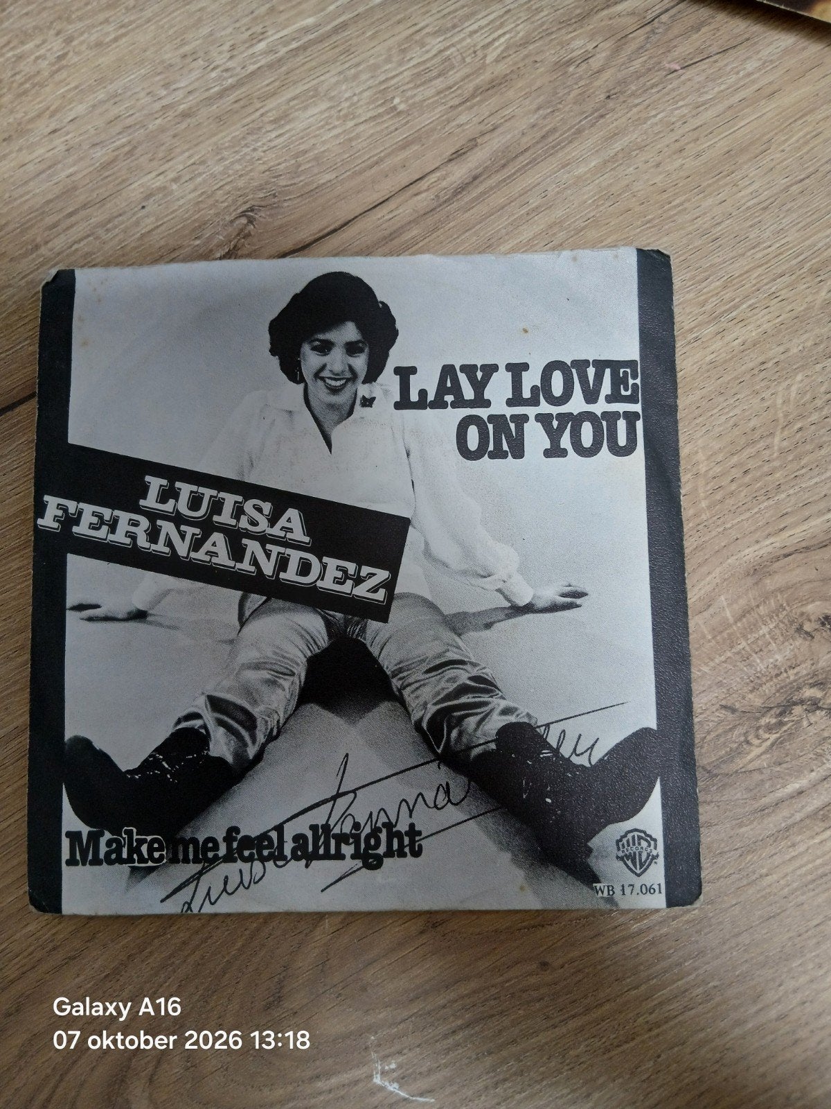 Luisa Fernandez - Lay Love On You / Make Me Feel Allright, Gebruikt, 7 inch, Ophalen of Verzenden, Pop