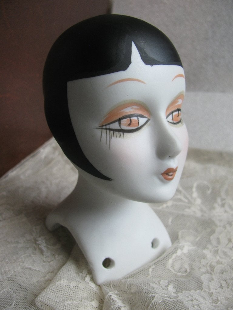 Hoofd voor een Pop in Art Deco Stijl - 12 Cm Hoog, Verzenden