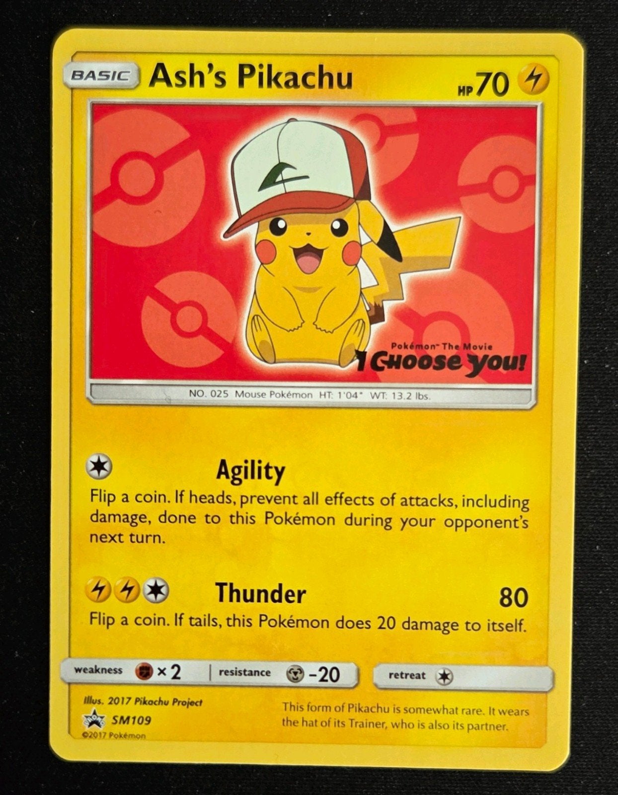 Ash's Pikachu, Ophalen, Zo goed als nieuw, Losse kaart