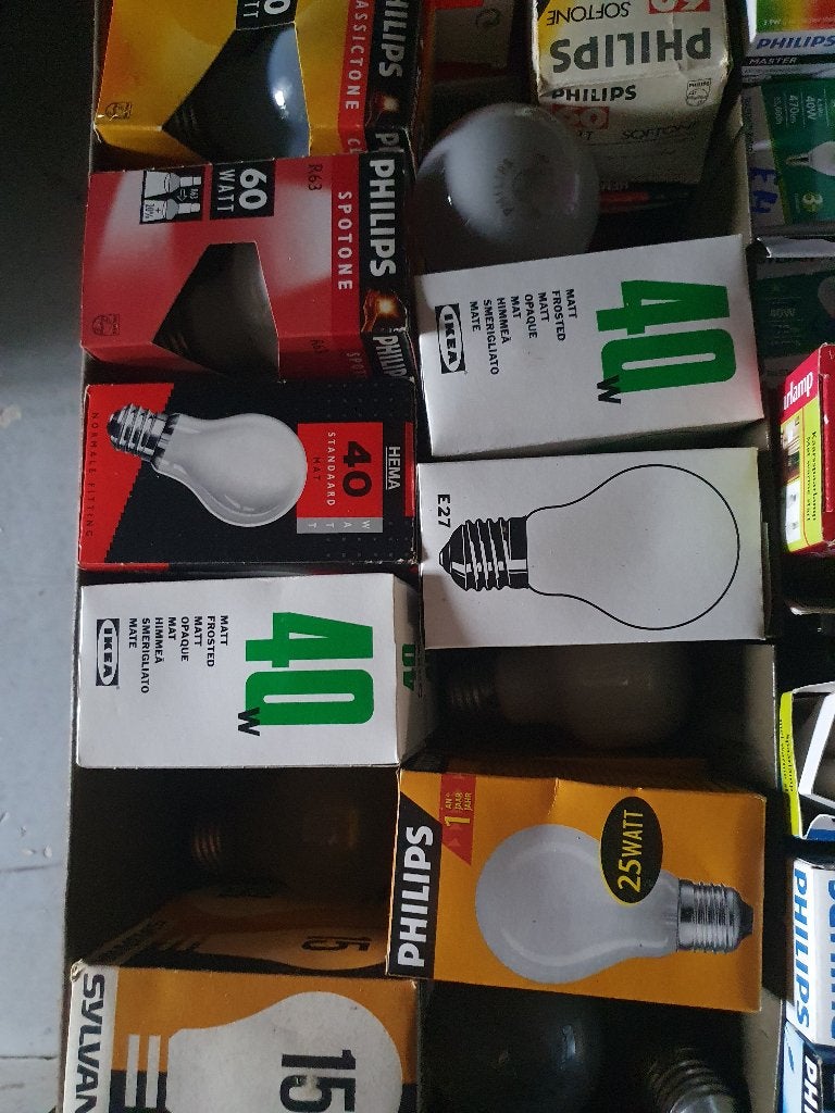 gloeilampen 15 - 150 Watt, 30 tot 60 watt, Gloeilamp, Dimbaar, Zo goed als nieuw