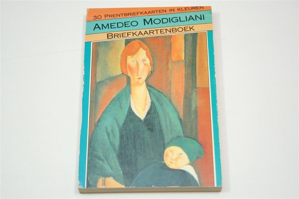Amedeo Modigliani — Briefkaartenboek Kunstansichtkaarten, Ophalen of Verzenden, Gelezen
