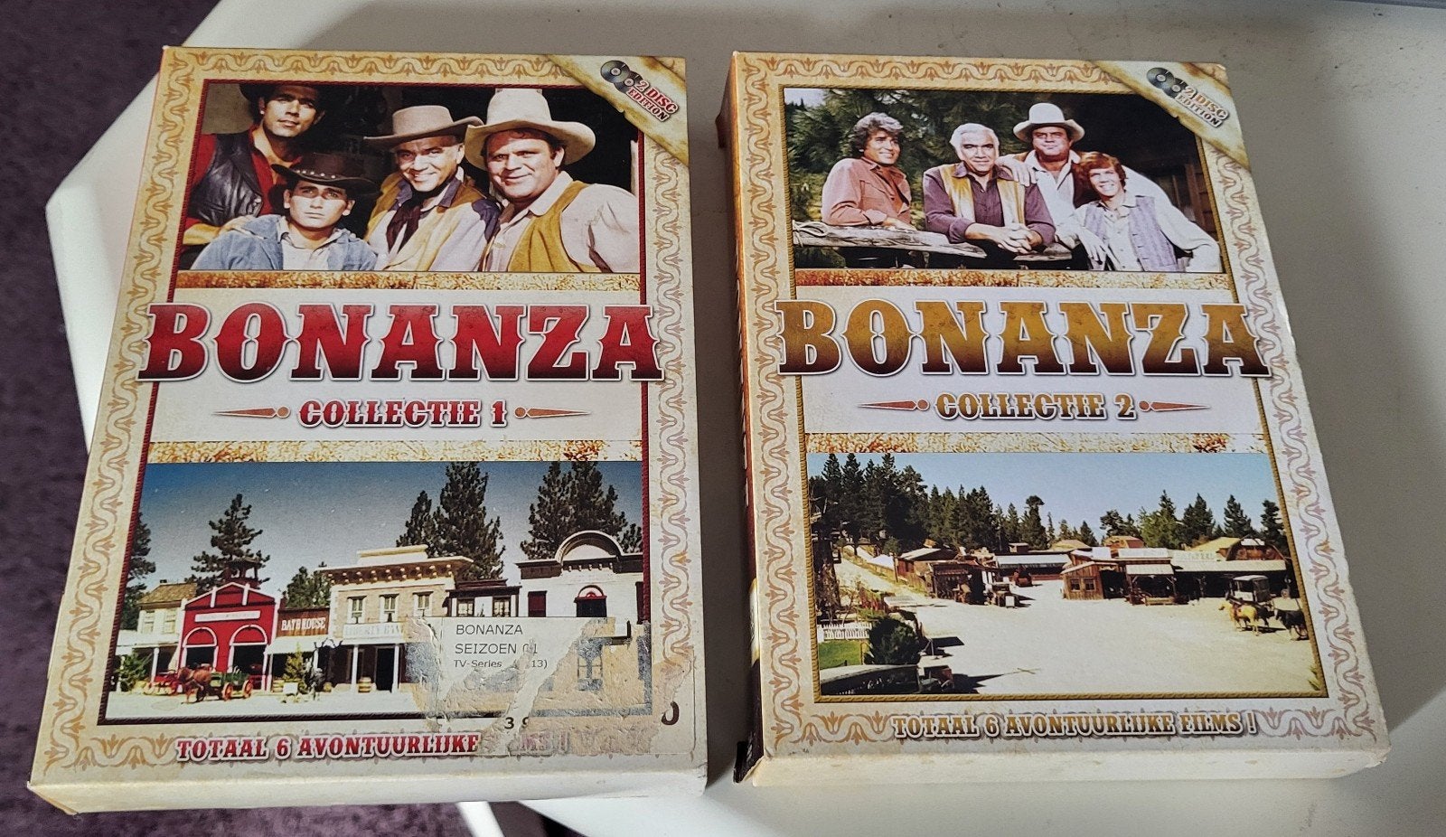 Bonanza Collectie 1 t/m 3 DVD Boxset, Ophalen, Alle leeftijden, Actie en Avontuur, Gebruikt