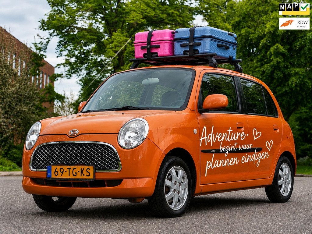 Daihatsu Trevis 1.0|LAGE KM MET NAP|UITMUNTEND STAAT|, Auto's, Daihatsu, 765 kg, 4 stoelen, Metallic lak, Origineel Nederlands