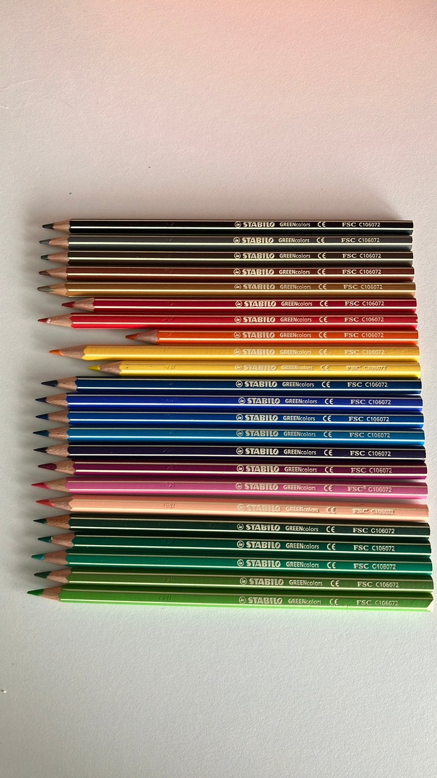 Stabilo Greencolors podloden 23x, Ophalen of Verzenden, Zo goed als nieuw, Potlood of Stift