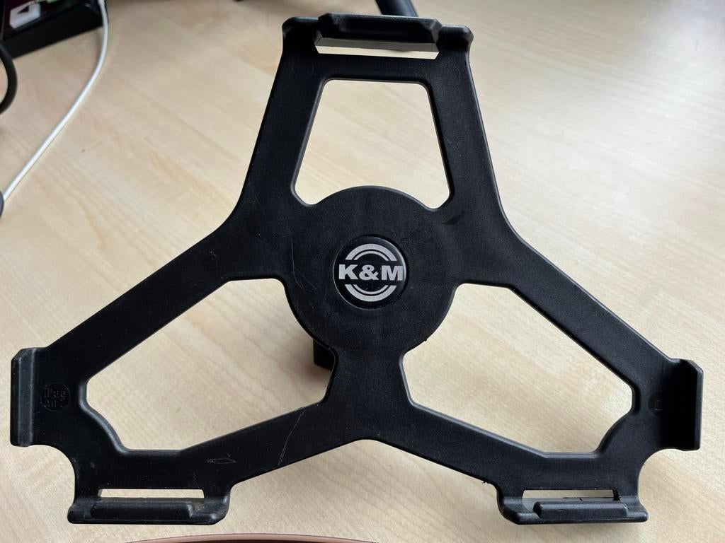 K&M iPad Air 2 Houder - Zwart, Muziek en Instrumenten, Ophalen of Verzenden, Gebruikt