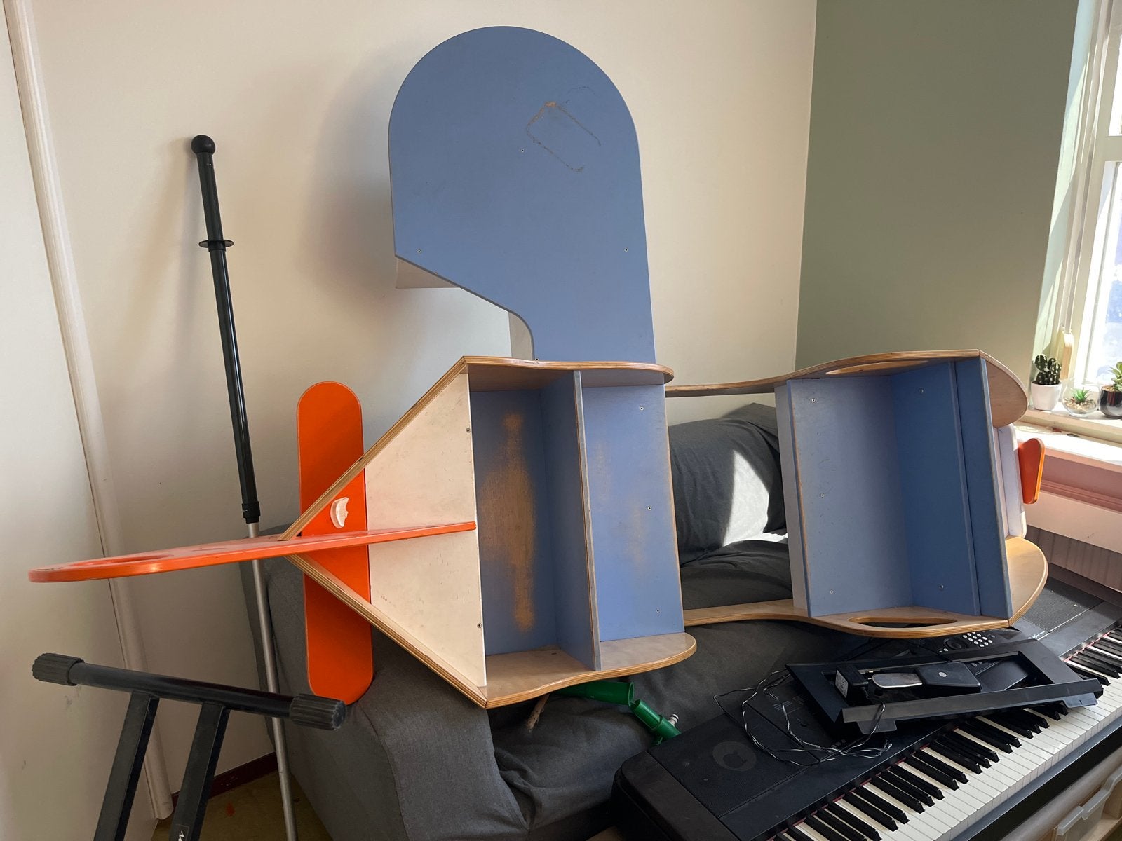 Speelvliegtuig DIY project - mist propellor, vleugel los, Ophalen, Gebruikt, Knutselen