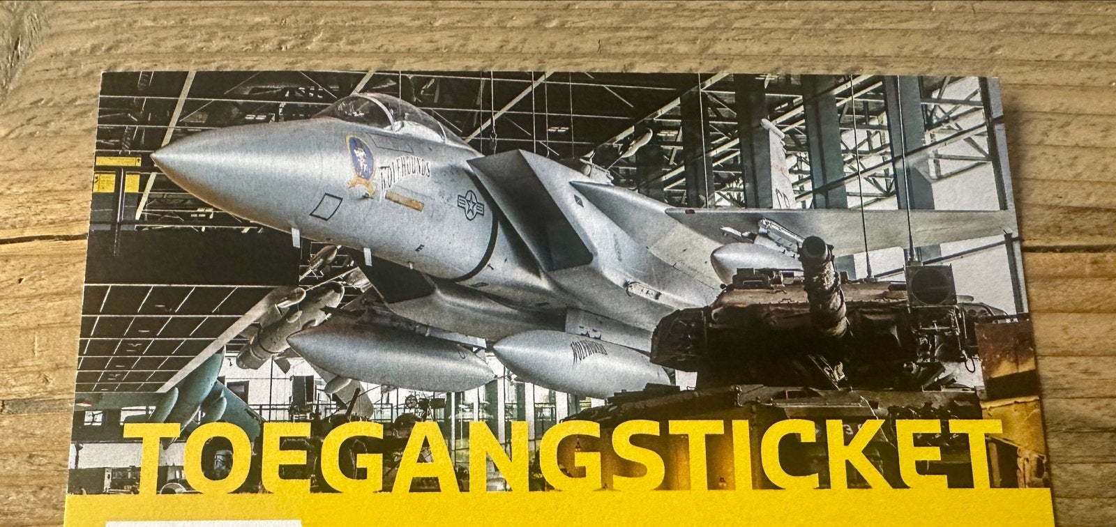 Toegangsticket Nationaal militair museum
