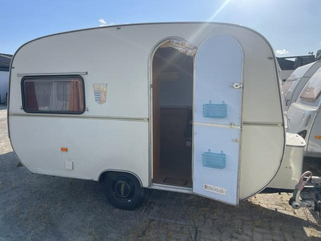 Klassieke Tabbert 370 1976; 2xzit tent luifel, Overige typen, Tabbert, Bedrijf, Treinzit