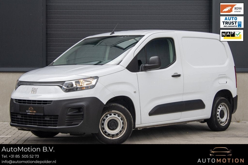 Fiat Doblò 1.5D 100pk L1 650kg Carplay 1e eigenaar Airco Cr, Auto's, Voorwielaandrijving, 1350 kg, Stof, Gebruikt