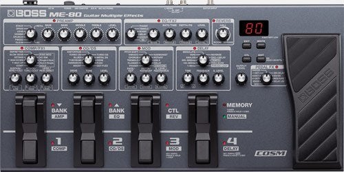 Boss ME-80 Gitaar Multi-effectpedaal, Ophalen of Verzenden, Zo goed als nieuw, Multi-effect
