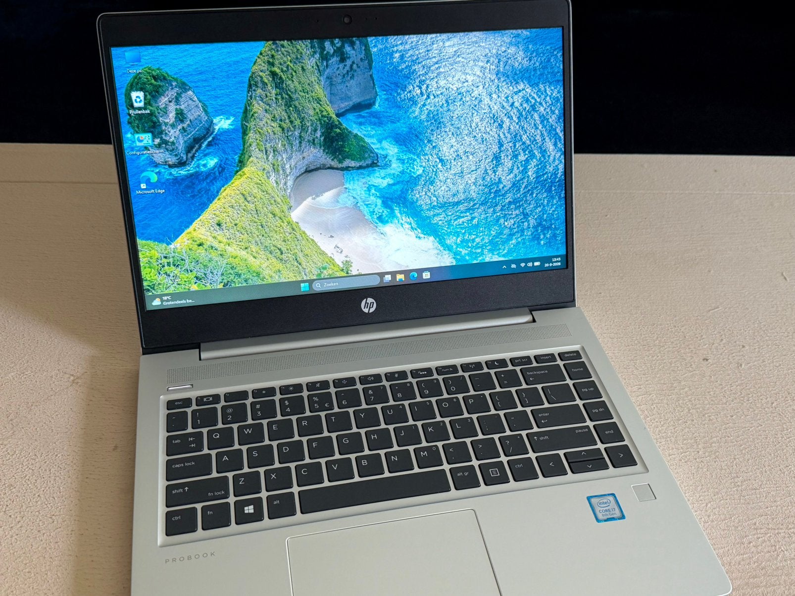 Probook 440 | i7 - 8th | 16GB RAM, 256GB SSD | Win11 +Office, Met videokaart, Qwerty, 14 inch, Ophalen of Verzenden
