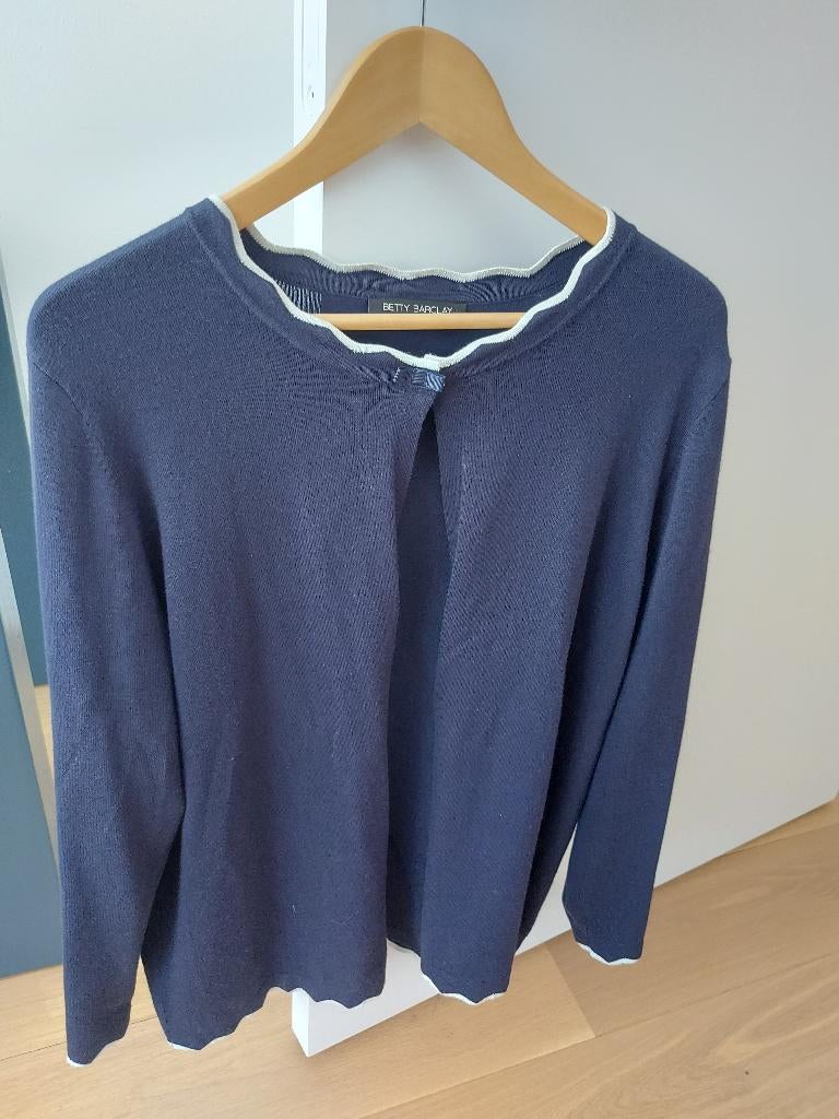 Pracht donkerblauw vest, merk Betty Barclay, maat 48, Blauw, Maat 46/48 (XL) of groter, Betty Barclay, Ophalen of Verzenden