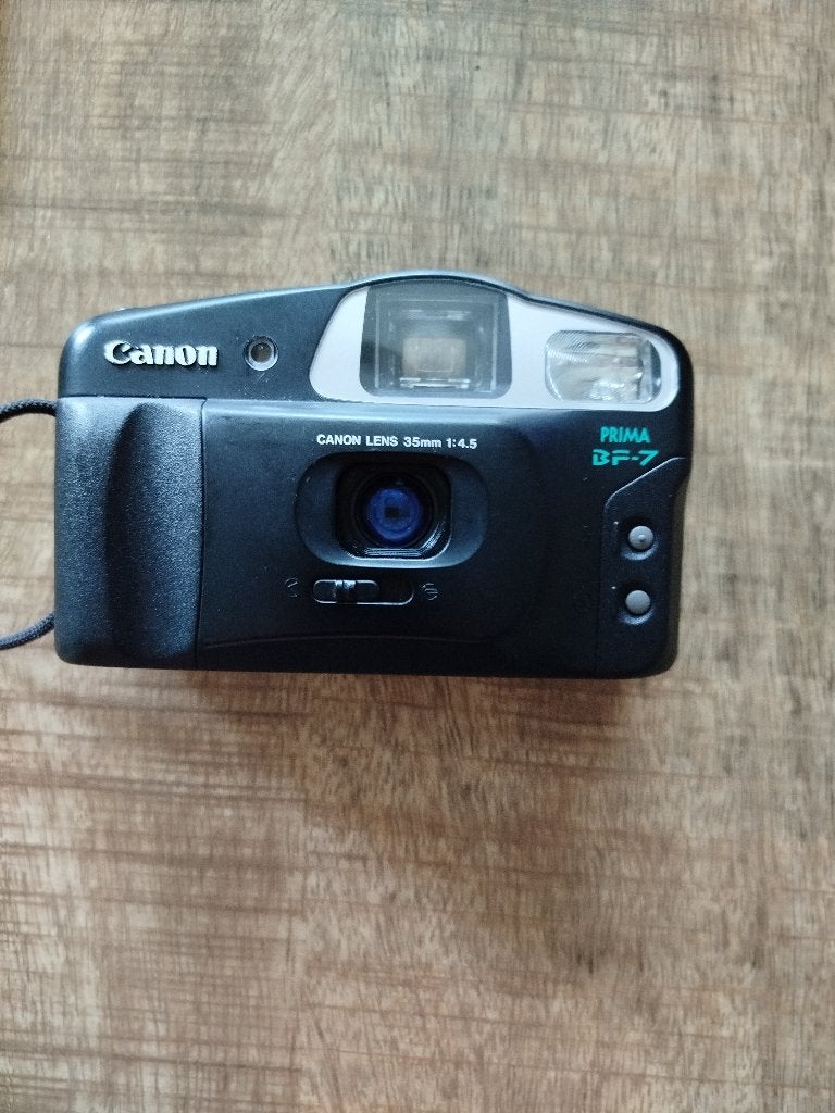 Canon Prima BF-7 vintage camera, Ophalen of Verzenden, Zo goed als nieuw, Compact, Canon