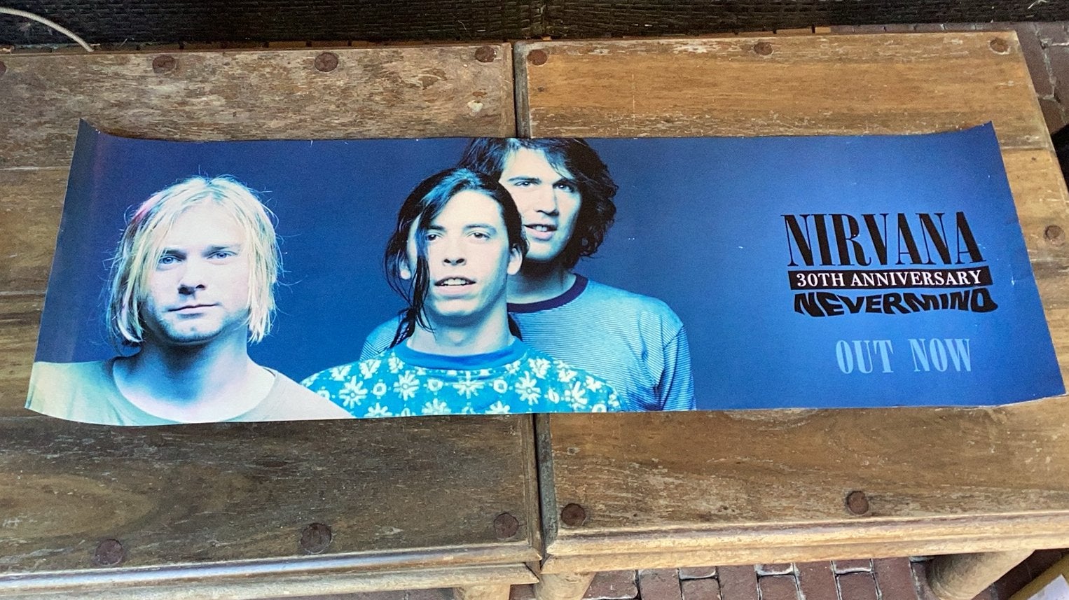 Nirvana poster - Nevermind, Ophalen of Verzenden, Zo goed als nieuw, Minder dan 50 cm