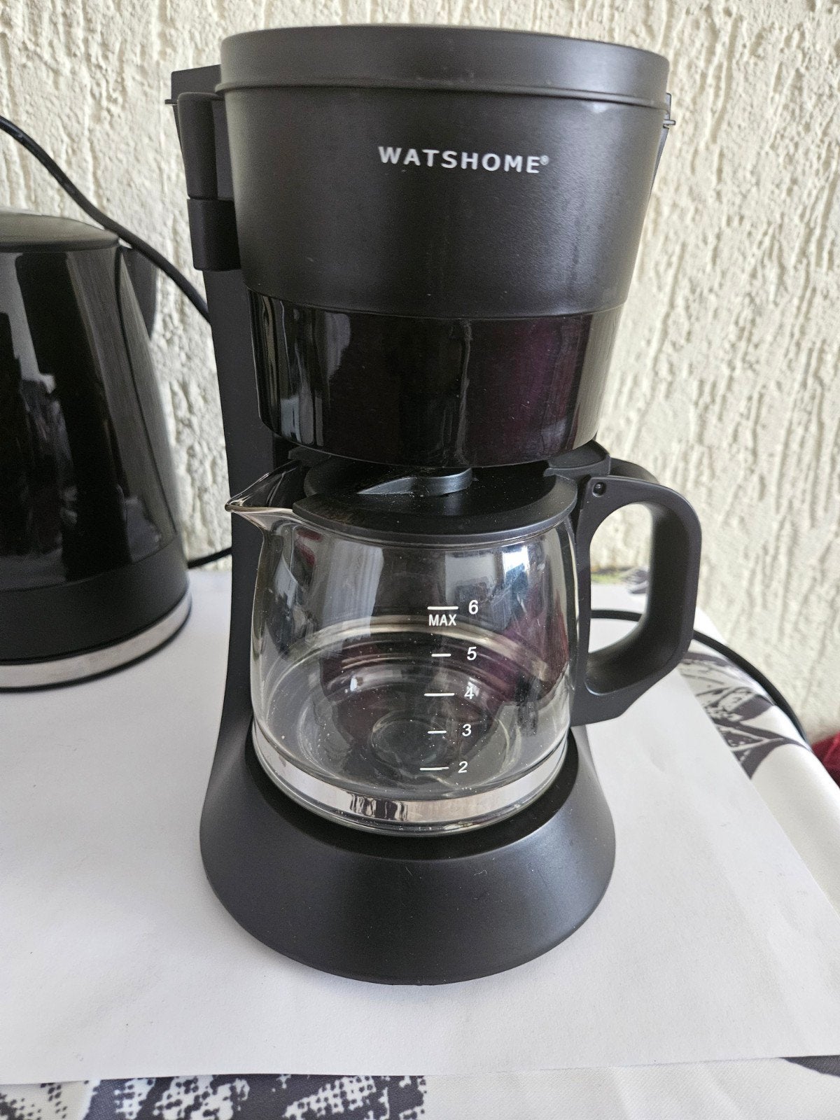 WatsHome Koffiezetapparaat - Compact en Gebruiksvriendelijk, Witgoed en Apparatuur, Ophalen, Gebruikt, Koffiemachine, Gemalen koffie