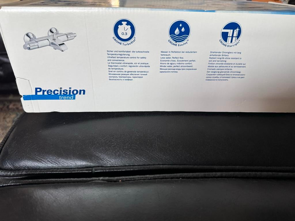 Grohe Precision Trend Thermostaatkraan chroom 34227000, Ophalen, Gebruikt, Chroom, Kraan