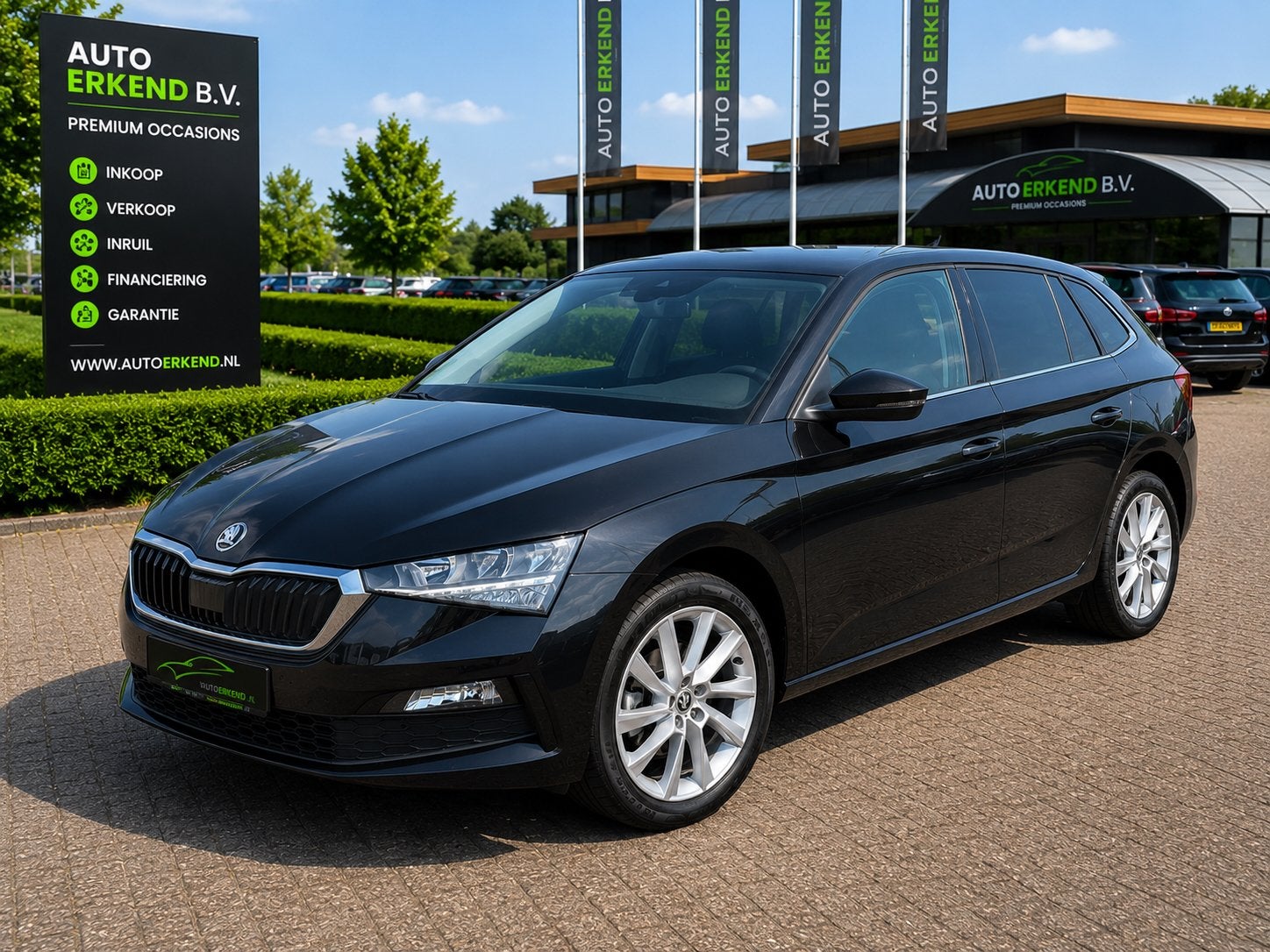 Skoda Scala 1.0 TSI Ambition Incl.Garantie (bj 2022), 12 maanden, Scala, Gebruikt, 1232 kg