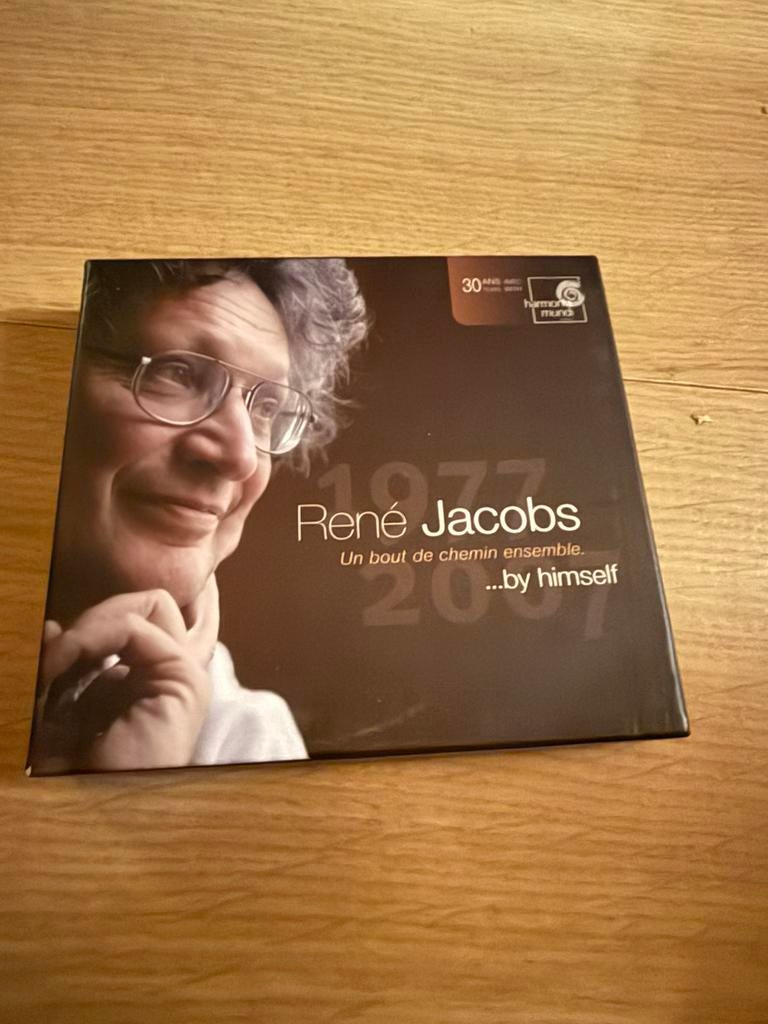 2 cd met dvd box rene jacobs by himself, Ophalen of Verzenden, Zo goed als nieuw